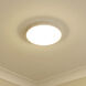 Gabi LED 10 inch Matte White Flush Mount Ceiling Light